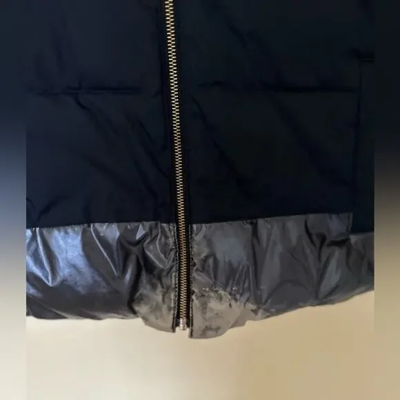 CrewCuts Girls' reversible puffer Hoodie Jacket with Prima Loft Blue XL - Picture 5 of 16